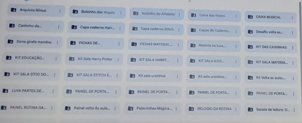 DRIVE PEDAGÓGICO COM + 30 ÍTENS PLR's